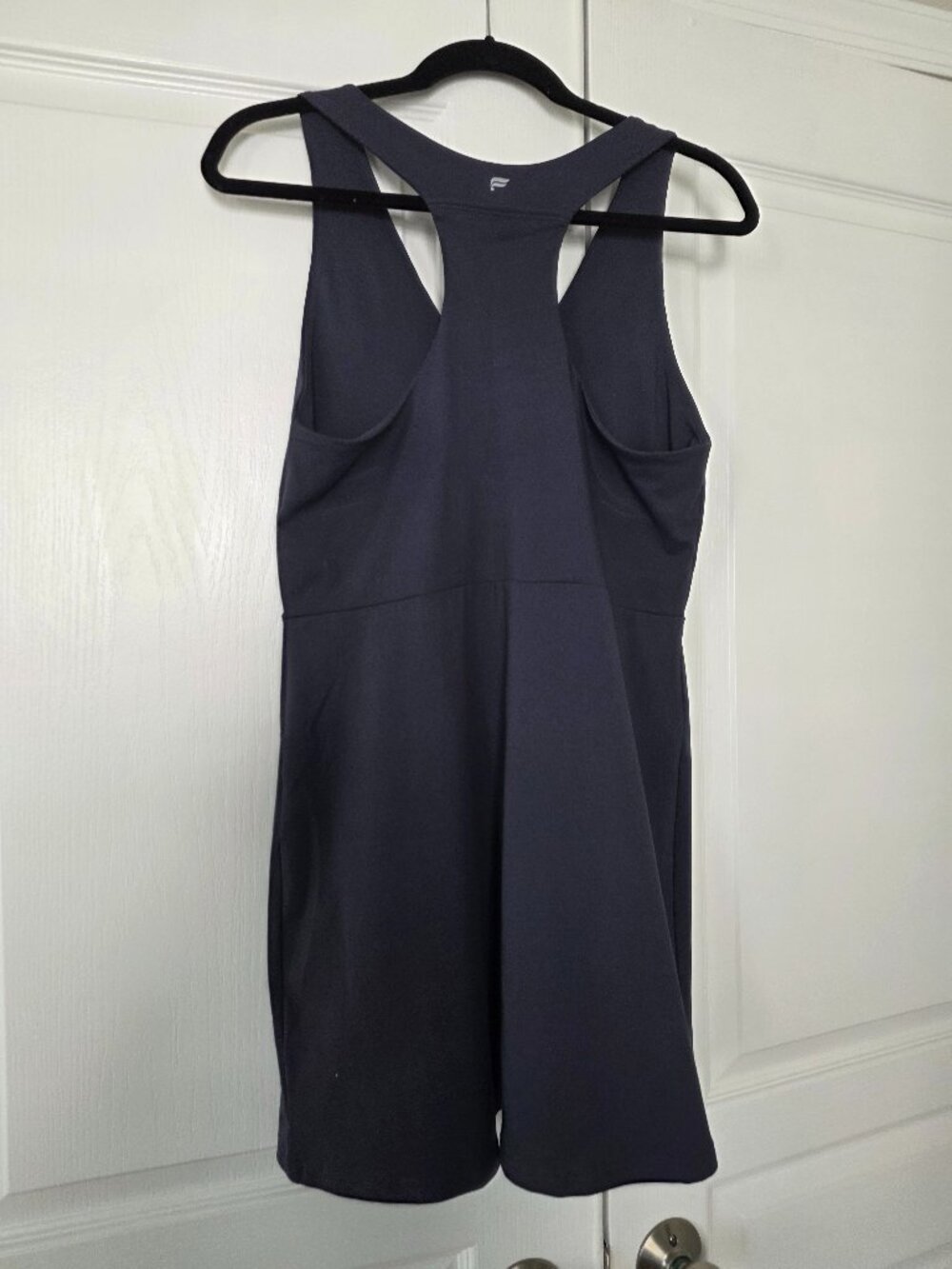 Fabletics Navy Blue Tennis Dress Athletic Racerback Workout Dress